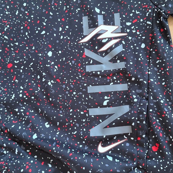 NIKE 3BRAND BY RUSSELL WILSON BIG BOYS SPECKLED PRINT FLEECE HOODIE SZ LARGE - Picture 8 of 12